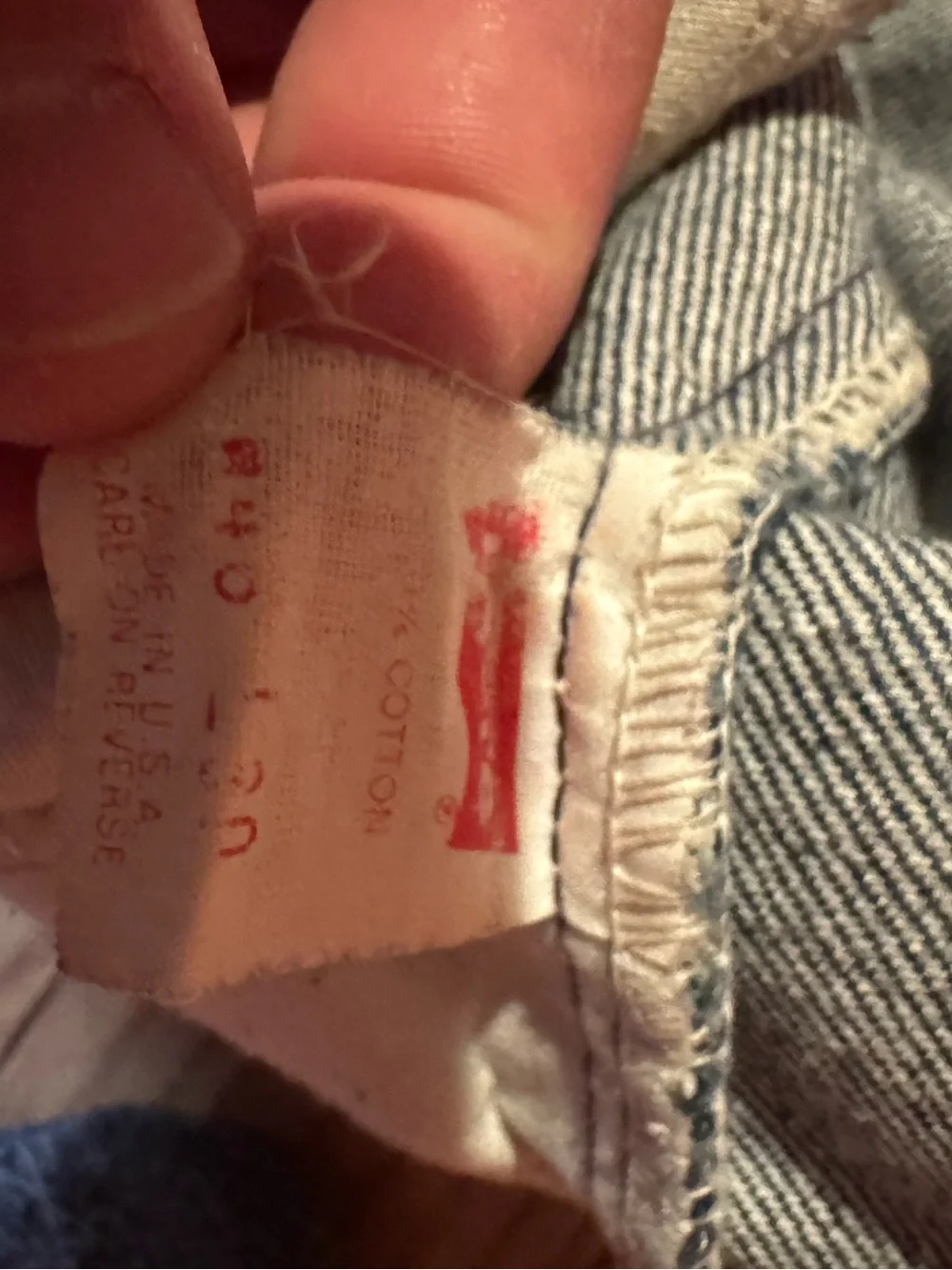 Vintage Levi’s 550 Orange Tab USA Made 1993 Relaxed Fit Workwear Americana Jeans
